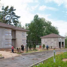 Строительство хозяйского и гостевого домов в поселка Малое Сареево