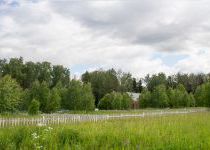 Панорама центральной части поселка Малое Сареево